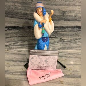 Kate Spade Flower Small Slim Card‎ Holder with Dust Bag